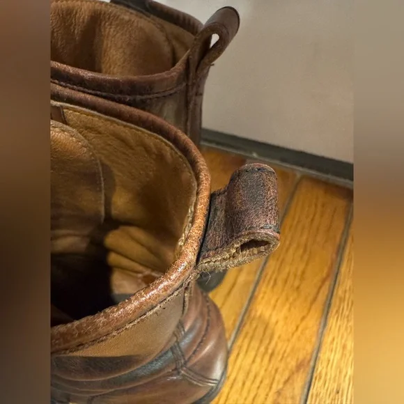 Frye Veronica leather lace up combat boots - Picture 13 of 16